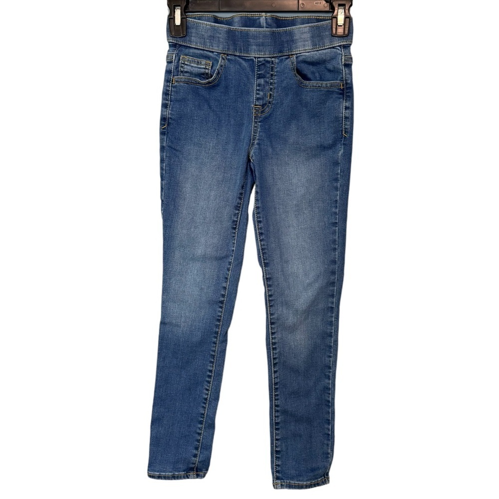Cat & Jack Girls Blue Jean Pull On Jeggings. Size 10